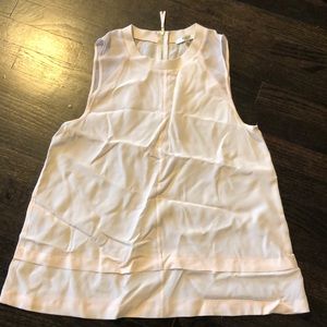 Silk sleeveless blouse